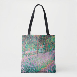 Irises in Monet's Garden Tote Bag