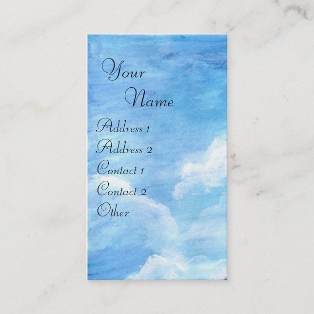 IRISES IN TUSCANY BUSINESS CARD (Front)