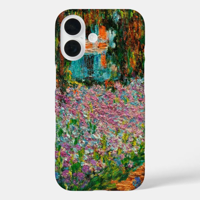 Irises Monet Garden Giverny flowers Case-Mate iPhone Case (Back)