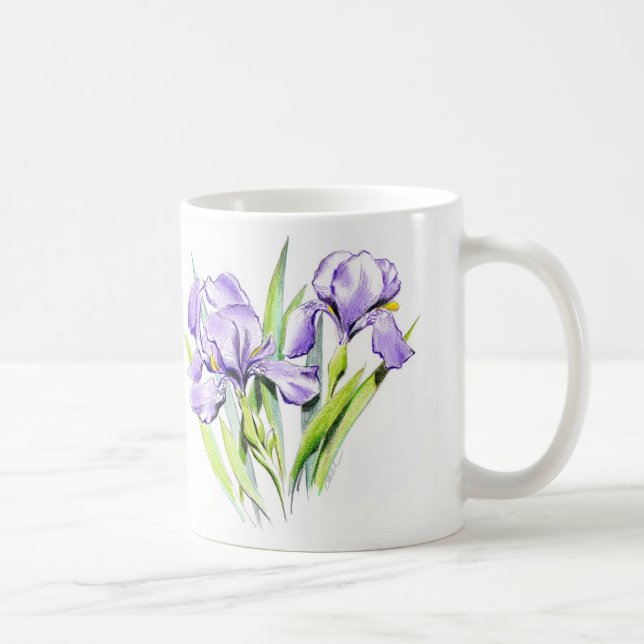 Irises Mug (Right)