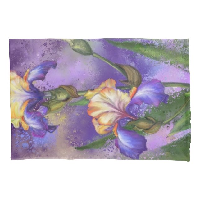 Irises Pillow Case (Front)