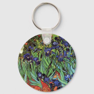 Irises, Saint-Remy, Van Gogh Key Ring