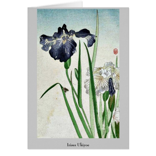 Irises Ukiyoe (Front)