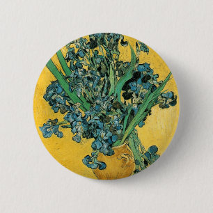 Irises - Van Gogh - c1890 6 Cm Round Badge