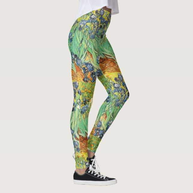 Irises_Vincent_van_Gogh_1889 Leggings (Right)