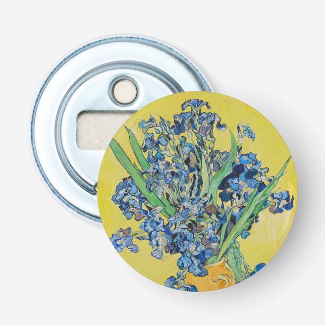 Irises  Vincent van Gogh    Bottle Opener (Front)