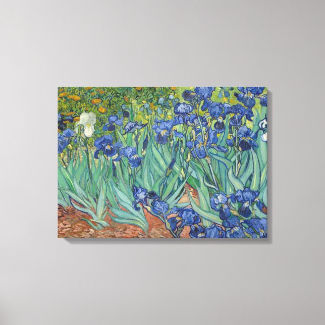 IRISES VINCENT VAN GOGH Canvas Print (Front)