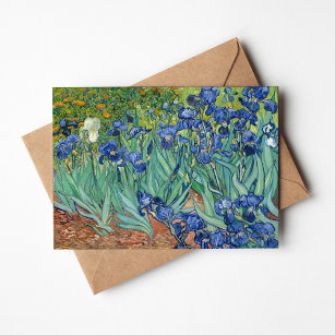 Irises   Vincent Van Gogh Card