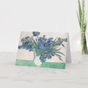 Irises   Vincent van Gogh Card