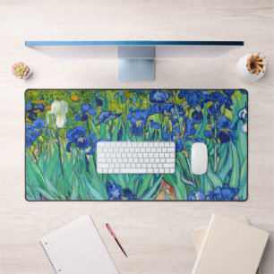 Irises, Vincent van Gogh Desk Mat