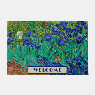 Irises Vincent Van Gogh Doormat