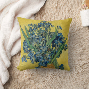 Irises - Vincent van Gogh Fine Art Cushion
