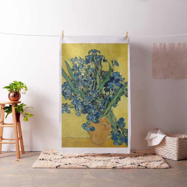  Irises - Vincent van Gogh Fine Art Fabric (In Situ)