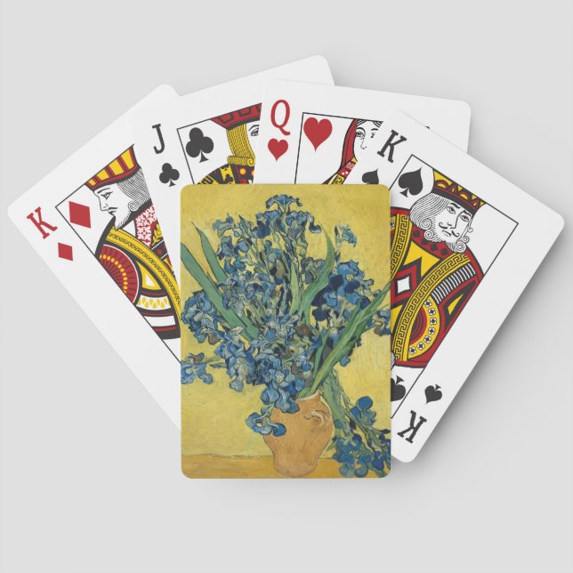 Irises - Vincent van Gogh Fine Art Playing Cards (Back)