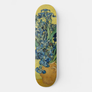 Irises - Vincent van Gogh Fine Art Skateboard