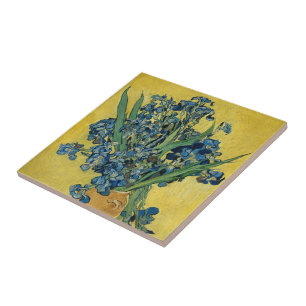 Irises - Vincent van Gogh Fine Art Tile