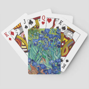 Irises Vincent van Gogh Floral Vintage Painting Playing Cards