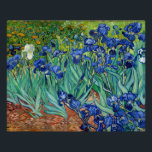 Irises Vincent van Gogh Floral Vintage Painting Poster<br><div class="desc">Vincent van Gogh (Dutch, 1853 - 1890) Irises, 1889, Oil on canvas Unframed: 74.3 x 94.3 cm (29 1/4 x 37 1/8 in.) Framed: 94.9 x 114.9 x 11.4 cm (37 3/8 x 45 1/4 x 4 1/2 in.) The J. Paul Getty Museum, Los Angeles. Digital image courtesy of the...</div>