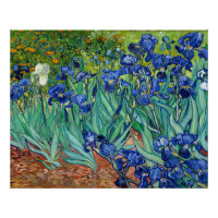 Irises Vincent van Gogh Floral Vintage Painting