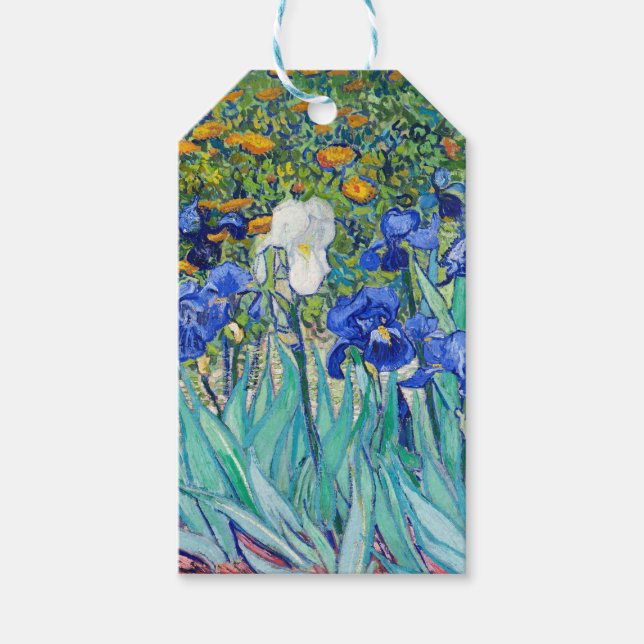 Irises Vincent van Gogh   Gift Tags (Front)