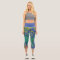 Irises Vincent van Gogh High Waisted Capris