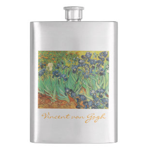 Irises,  Vincent van Gogh Hip Flask