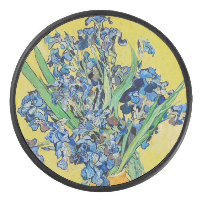 Irises  Vincent van Gogh  Hockey Puck (Front)