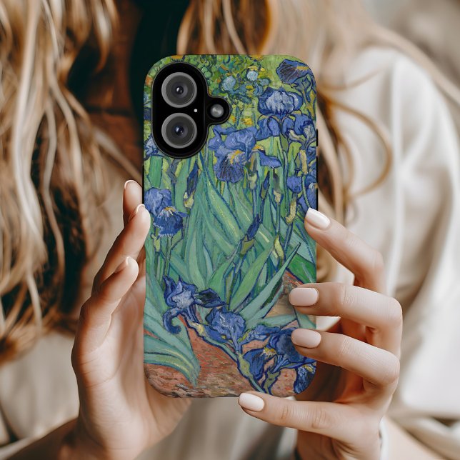 Irises | Vincent van Gogh iPhone 16 Case (Creator Uploaded)