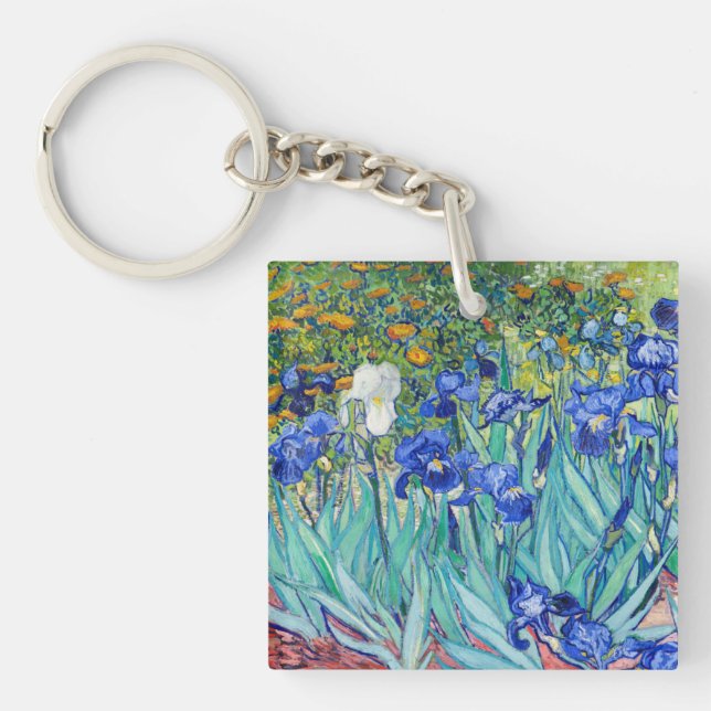 Irises  Vincent van Gogh     Key Ring (Front)