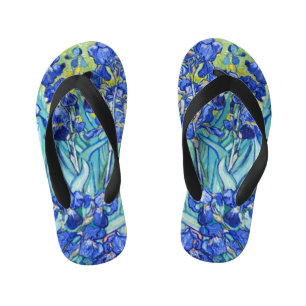 Irises Vincent van Gogh Kid's Flip Flops