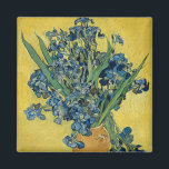 Irises-Vincent van Gogh Magnet<br><div class="desc">"Irises" - Vincent van Gogh Magnet, a miniature masterpiece that brings the mesmerising beauty of van Gogh's iconic painting to your magnetic surfaces. This magnet features a stunning reproduction of van Gogh's vibrant and expressive artwork, "Irises, " allowing you to admire the brilliance of this extraordinary piece in a small...</div>