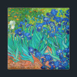 Irises, Vincent van Gogh Magnet<br><div class="desc">Vincent Willem van Gogh (30 March 1853 – 29 July 1890) was a Dutch post-impressionist painter who is among the most famous and influential figures in the history of Western art. In just over a decade, he created about 2, 100 artworks, including around 860 oil paintings, most of which date...</div>