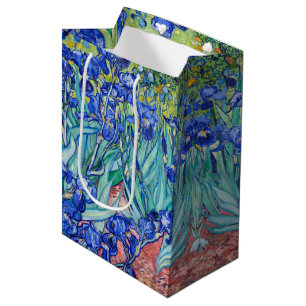 Irises Vincent van Gogh    Medium Gift Bag