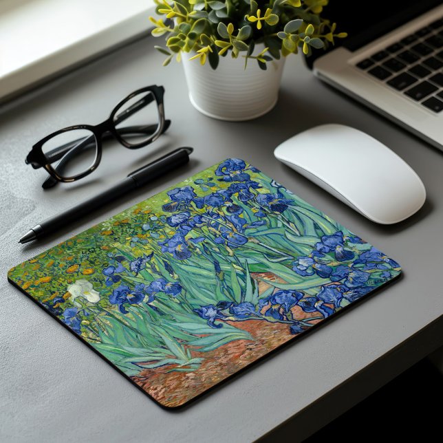 Irises | Vincent Van Gogh Mouse Mat (Creator Uploaded)