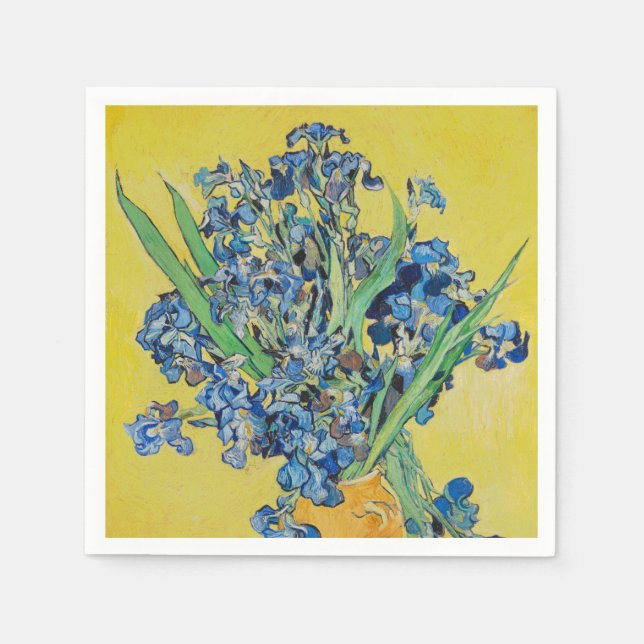 Irises  Vincent van Gogh          Napkin (Front)