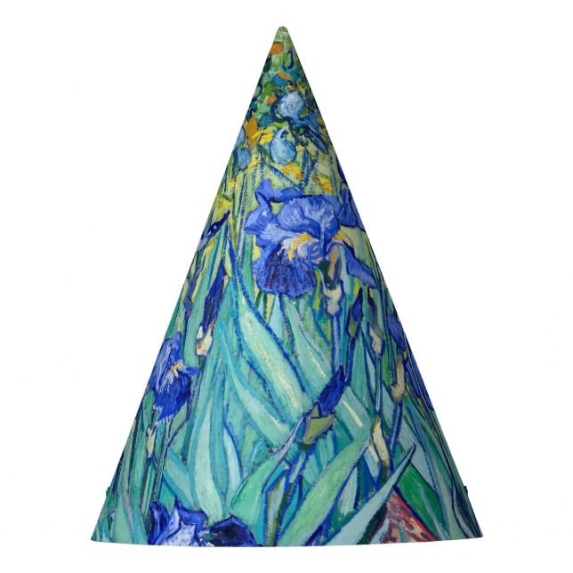 Irises  Vincent van Gogh   Party Hat (Front)