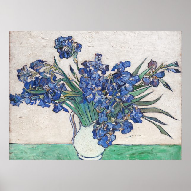 Irises, Vincent van Gogh Poster (Front)