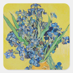 Irises Vincent van Gogh Square Sticker