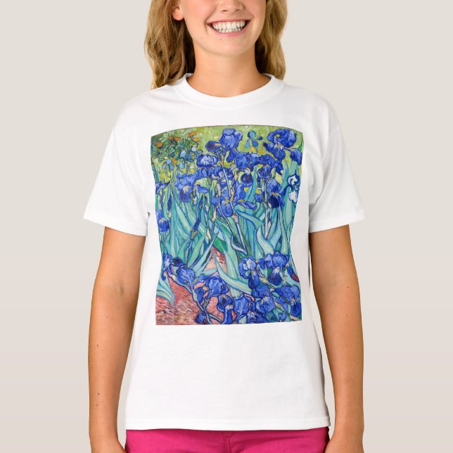 Irises Vincent van Gogh   T-Shirt (Front)
