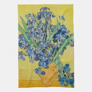 Irises  Vincent van Gogh      Tea Towel