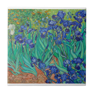 Irises Vincent Van Gogh Tile