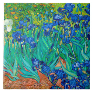 Irises, Vincent van Gogh Tile