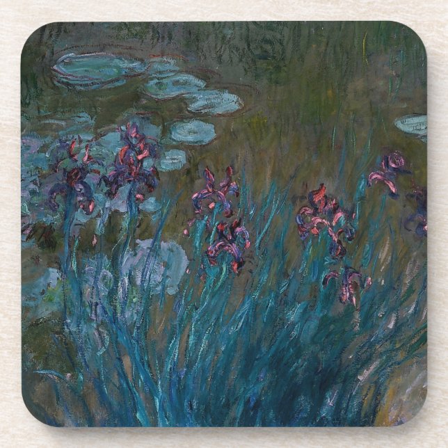 Irises & Water Lilies Coaster (Front)