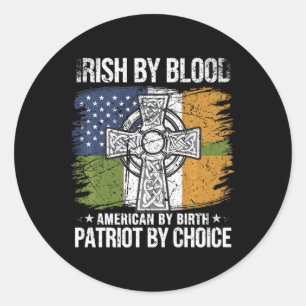 Irish 14 classic round sticker