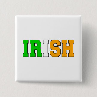 Irish 15 Cm Square Badge
