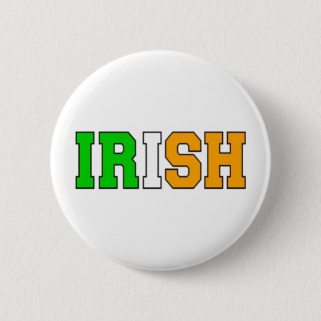 Irish 6 Cm Round Badge (Front)