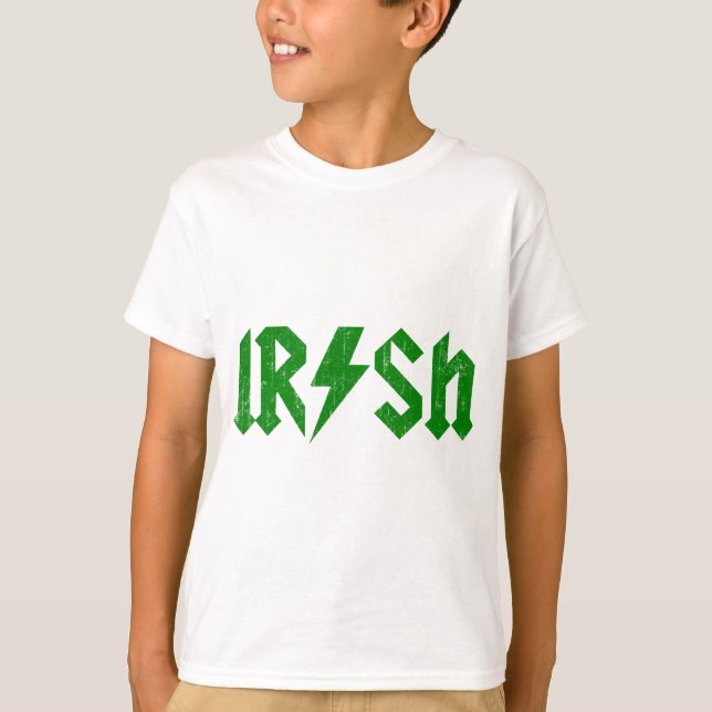 Irish AC/DC Green T-Shirt (Front)