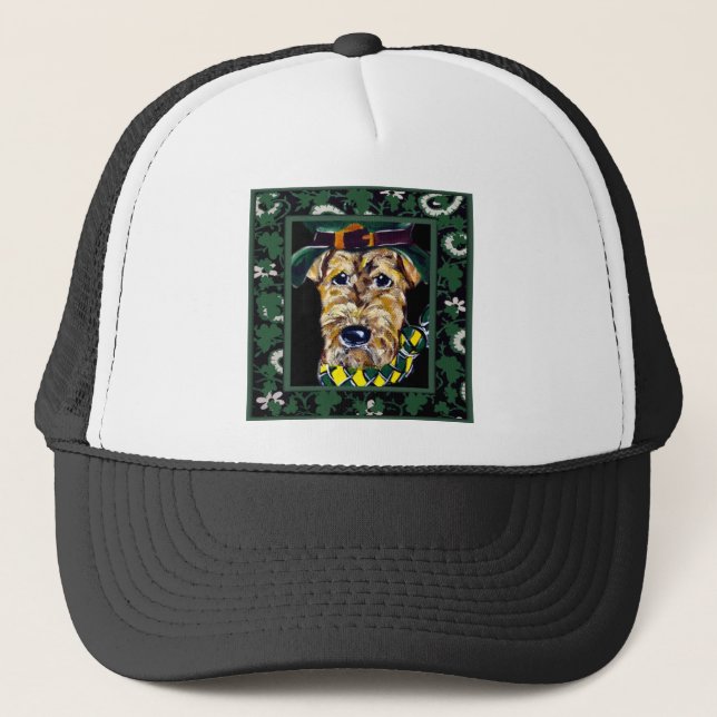 Irish Airedale Trucker Hat (Front)