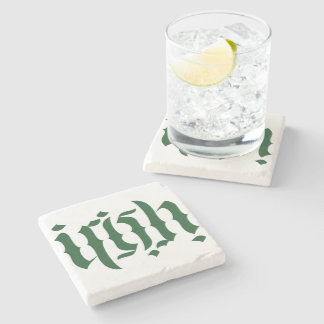 Irish Ambigram Stone Coaster