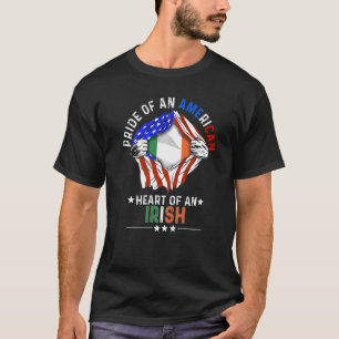 Irish American America Pride Foreign Country Irela T-Shirt